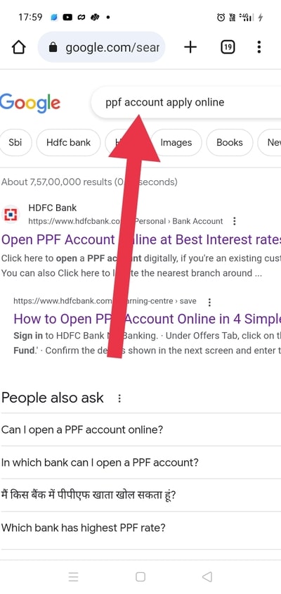 search ppf account open