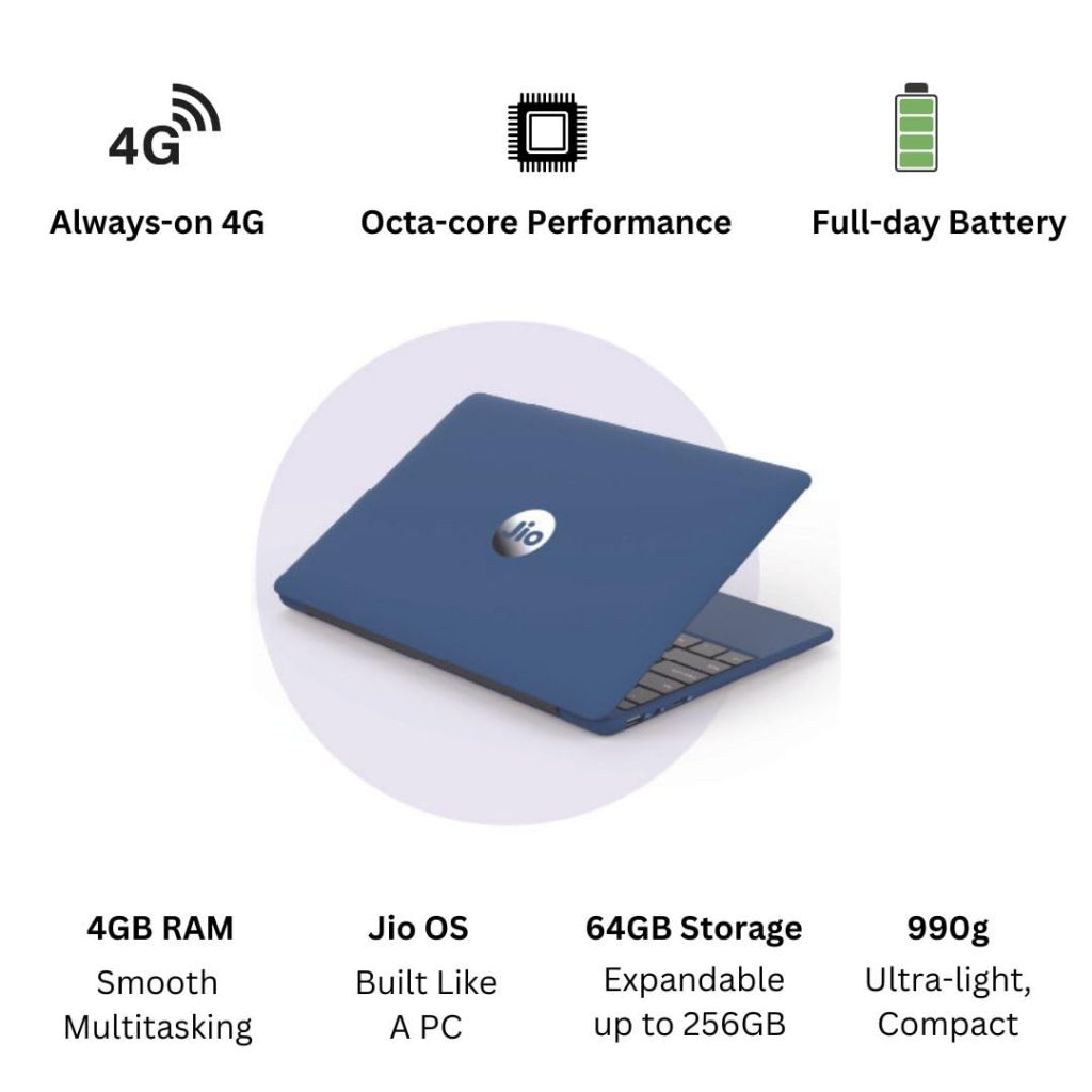 Reliance JioBook 2: जियो ने लॉन्च किया फ़ोन से भी सबसे सस्ता लैपटॉप, कीमत और फीचर्स जानकर हो जायेंगे हैरान