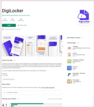 digi locker app