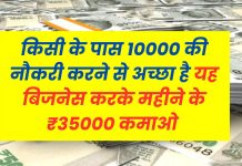 किसी के पास 10000 की नौकरी करने से अच्छा है यह बिजनेस करके महीने के ₹35000 कमाओ – Business Idea Business Idea